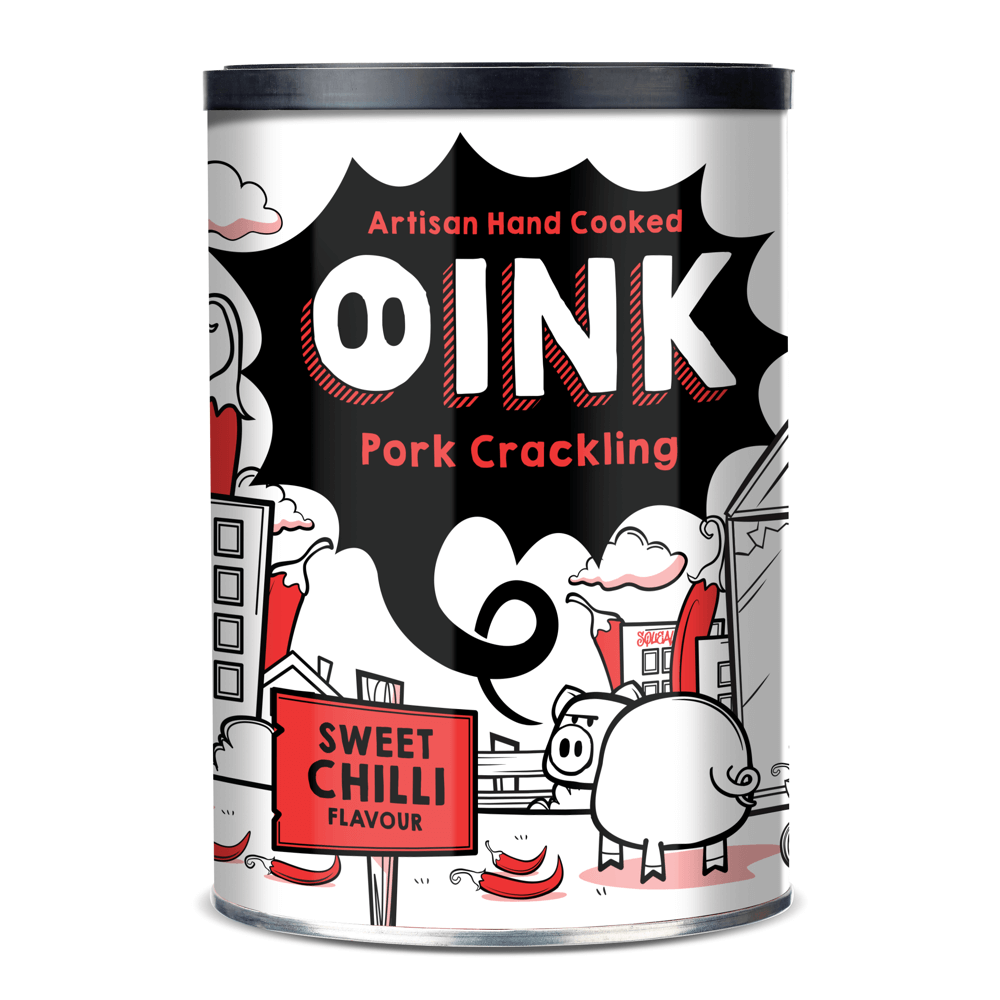 Oink Artisan Sweet Chilli Pork Crackling 180g